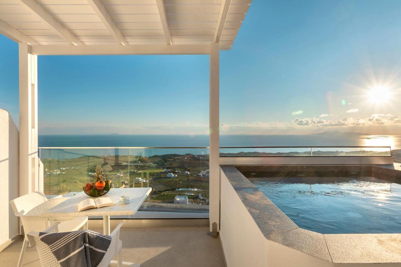La Estrella 4 Suites With Sea View & 4 Prive Hot Tub Vourvoulos Екстер'єр фото